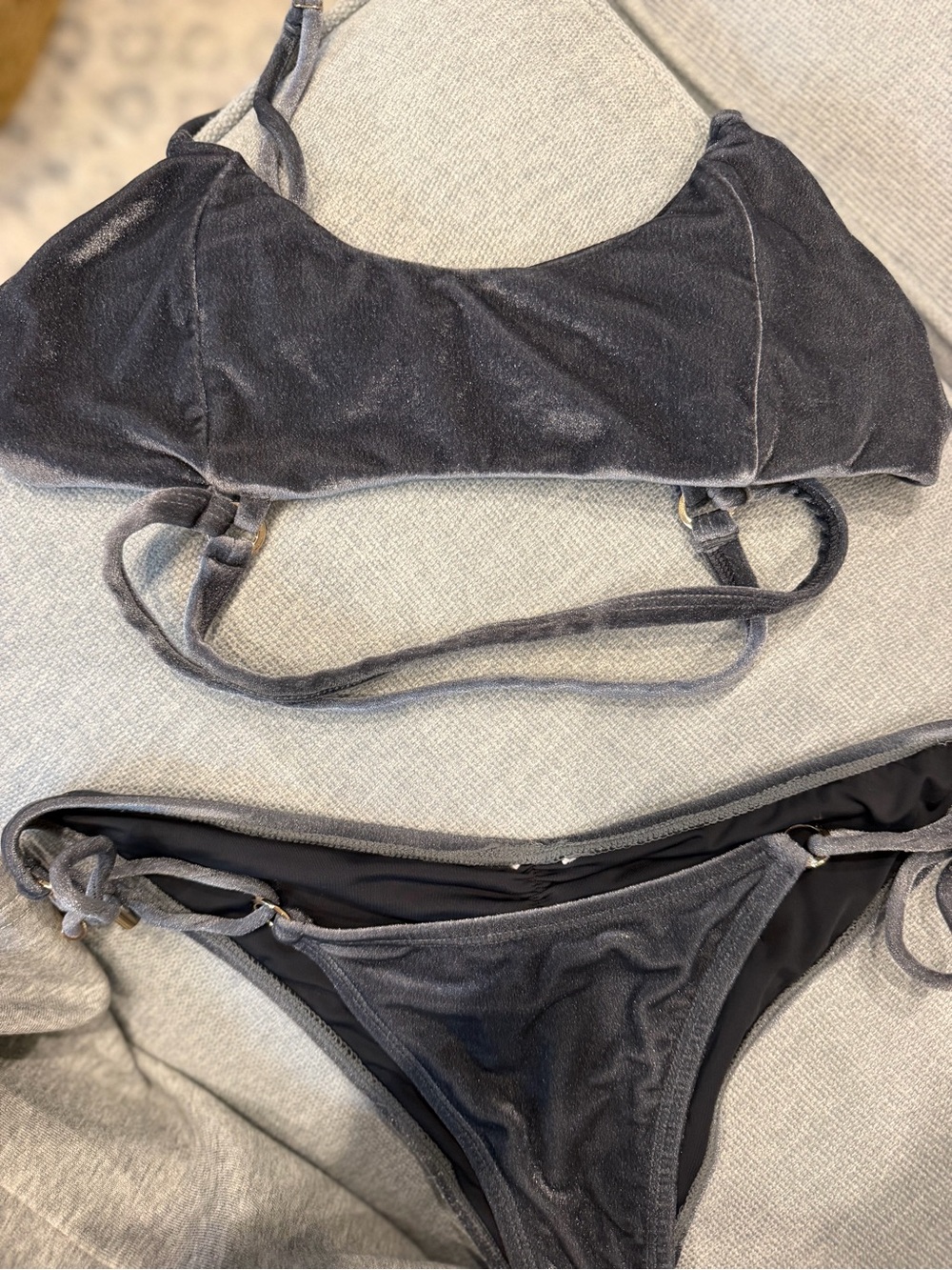 Gorgeous Velvet Bikini Set